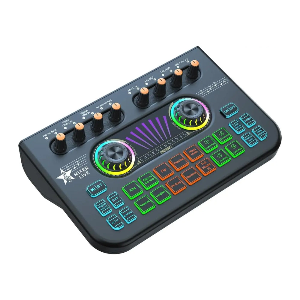 Gaming Audio Mixer - Bluetooth Interface for Live Streaming