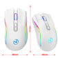 HXSJ Rechargeable RGB Gaming Mouse with ergonomic design, customizable DPI, and backlighting.