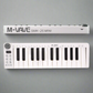 M-VAVE SMK-25 Mini MIDI Keyboard with 25 velocity-sensitive keys and wireless connectivity for portable music production.