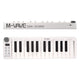 M-VAVE SMK-25 Mini MIDI Keyboard with 25 velocity-sensitive keys and wireless connectivity for portable music production.