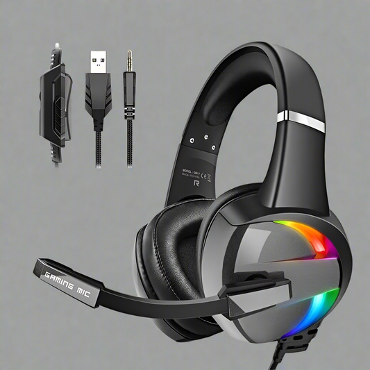 SEENDA RGB Gaming Headset - Noise-Canceling Mic & Immersive Sound