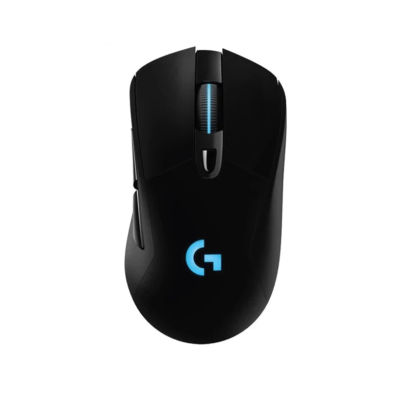 Logitech G703 LIGHTSPEED HERO Wireless Gaming Mouse with HERO 25K sensor and customizable RGB lighting.