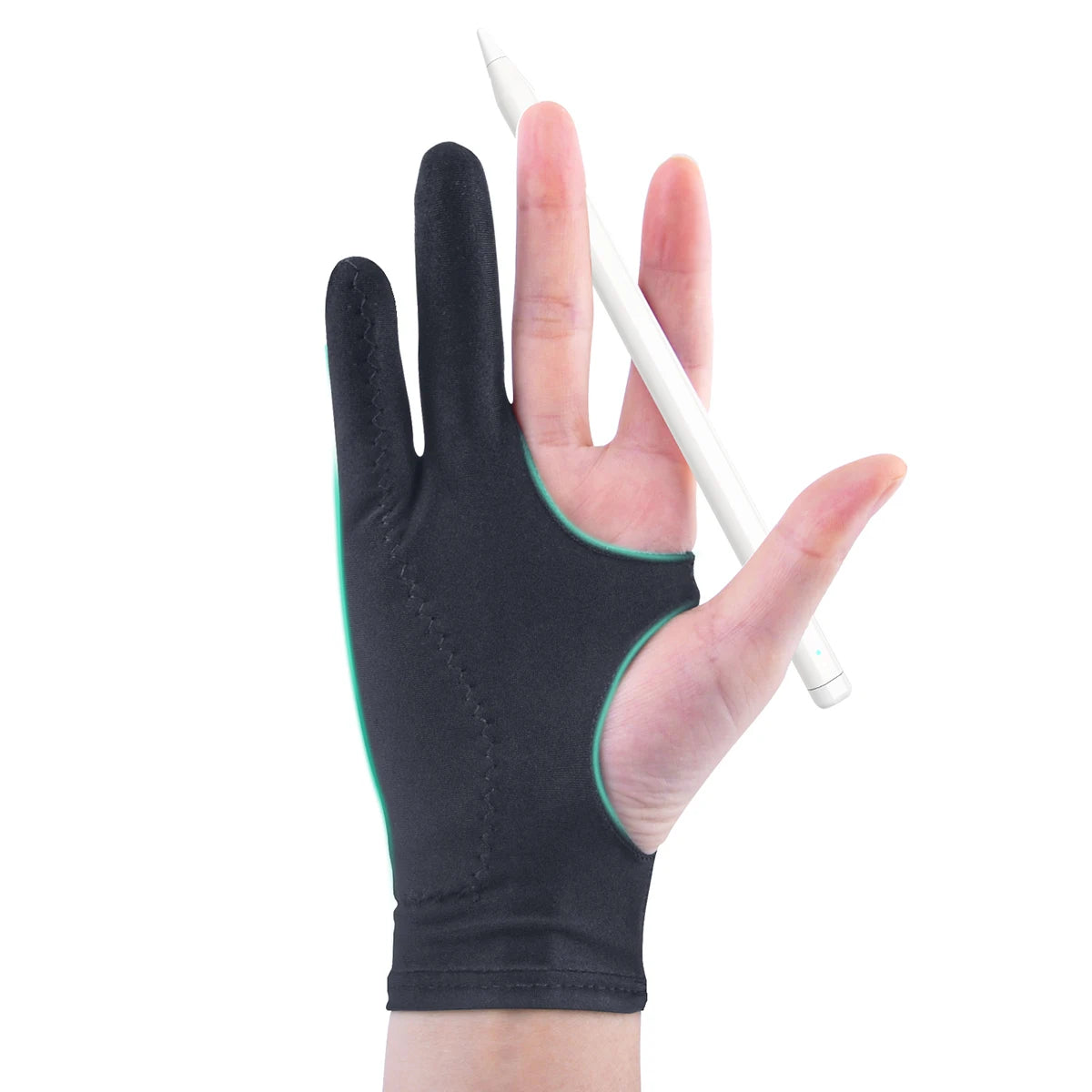 ANKNDO two-finger anti-fouling glove with palm rejection for digital drawing on graphic and Android tablets