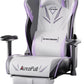 AutoFull C3 ergonomic gaming chair with footrest, lumbar support, and embroidered punk graffiti design