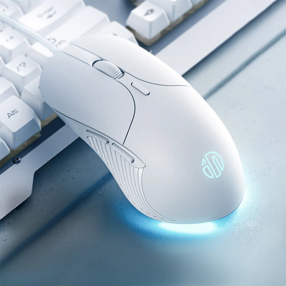 SDJZT Professional Wired Gaming Mouse with Silent Click, 6-Button, 4800 DPI, and 4-Color LED Breathing Light