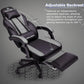 Lemberi ergonomic gaming chair with footrest, 400lb capacity, and adjustable backrest, perfect for adults and tall users.