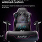 AutoFull C3 ergonomic gaming chair with footrest, lumbar support, and embroidered punk graffiti design