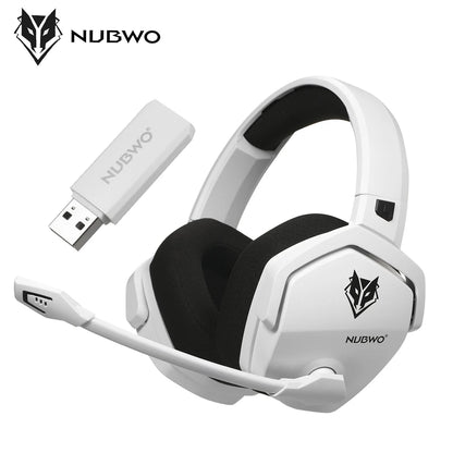 NUBWO G06 2.4GHz Wireless Bluetooth Gaming Headset with Active Noise Cancellation and Mic – Compatible with PS5, PS4, PC, Xbox.