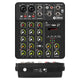 IKGE V4 4-channel audio mixer with Bluetooth, USB recording, and 48V phantom power for music production and live streaming.