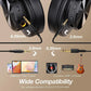 Oneodio Fusion A70 over-ear Bluetooth headphones with Hi-Res audio and dual-mode functionality.