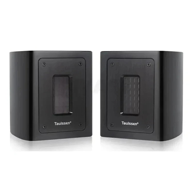 Branwish T3 Ribbon Super Tweeter bookshelf speakers with piano black finish, 30W power, and high-res audio quality