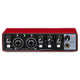 YESSKO USB Audio Interface with 24-bit/192 kHz resolution, loopback, and zero-latency monitoring for professional recording