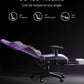 AutoFull C3 ergonomic gaming chair with footrest, lumbar support, and embroidered punk graffiti design