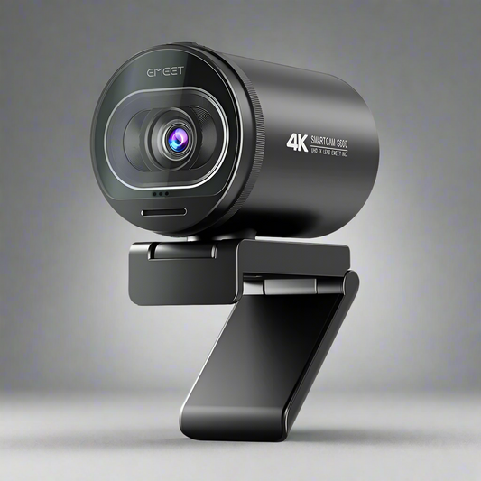 EMEET S600 4K Webcam - Dual Mics, Autofocus & 1080P