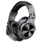 Oneodio Fusion A70 over-ear Bluetooth headphones with Hi-Res audio and dual-mode functionality.