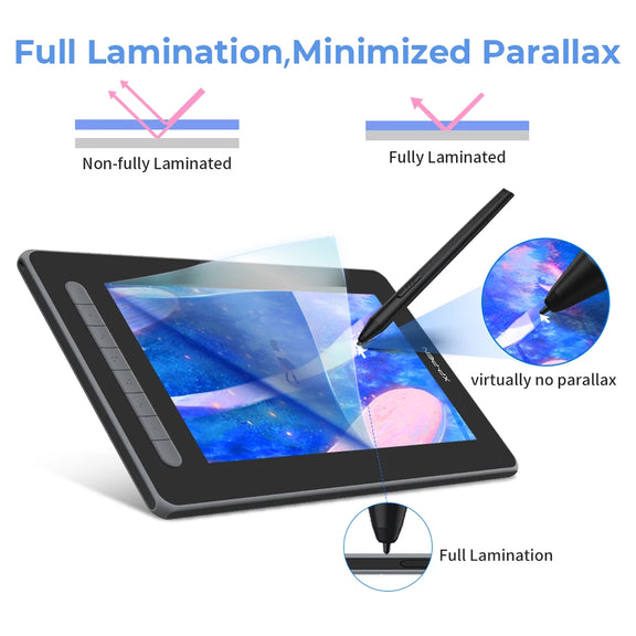 XP-Pen Artist 12 (2nd Gen) graphic tablet with X3 stylus and vibrant full-laminated display.